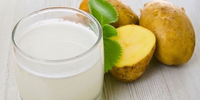 succo di patate per rimuovere i papillomi